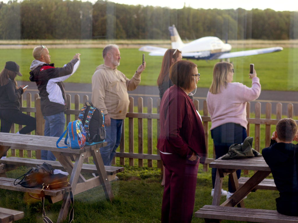 cafe guests flights and bites cafe tatenhill airfield october 2025